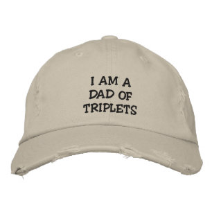 "SOY UN PADRE DE TRIPLETAS", GORRA DEL HOMBRE