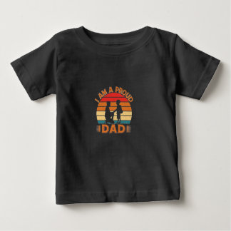 "Soy un papá orgulloso" camiseta de bebé