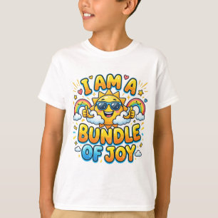 Soy Un Paquete De Alegría Camiseta Del Sol Lindo  