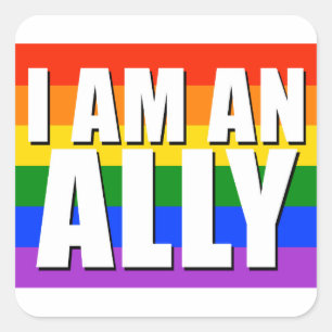 Soy Un Pegatina De Ally Square