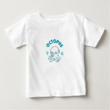 Soy un poco... PULPO! Camisetas para niños