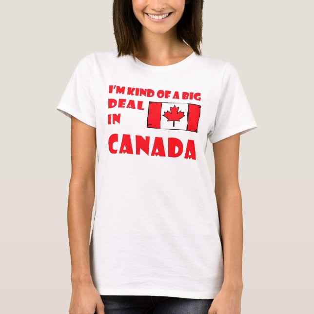 Soy un poco una gran cosa en camisa de las señoras (Anverso)