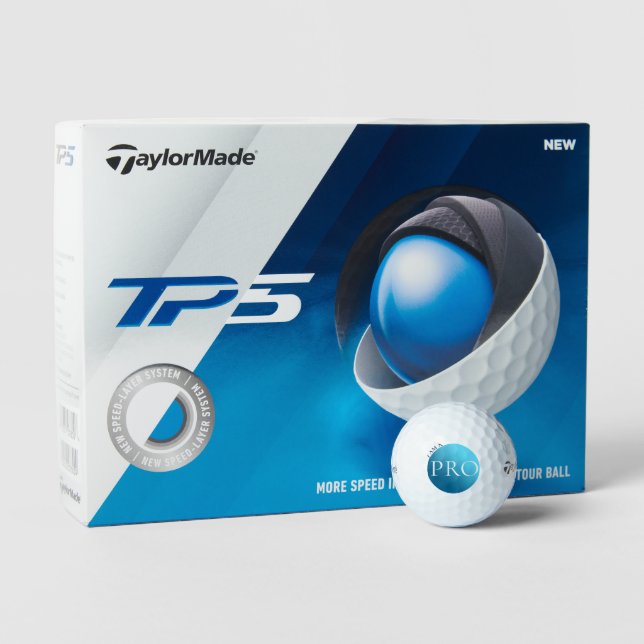 SOY UN PRO - Pelota de Golf Azul Personalizada (Embalaje)