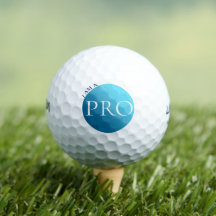 SOY UN PRO - Pelota de Golf Azul Personalizada