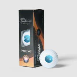 SOY UN PRO - Pelota de Golf Azul Personalizada