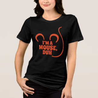 ¡Soy un ratón, Duh! Naranja de camisetas de Hallow