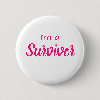 Soy un rosa de botón de la conciencia del cáncer