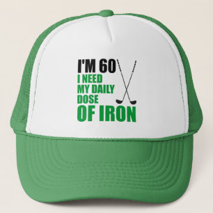 Soy un Sombrero Camionero de Iron Golf con 60 dosi