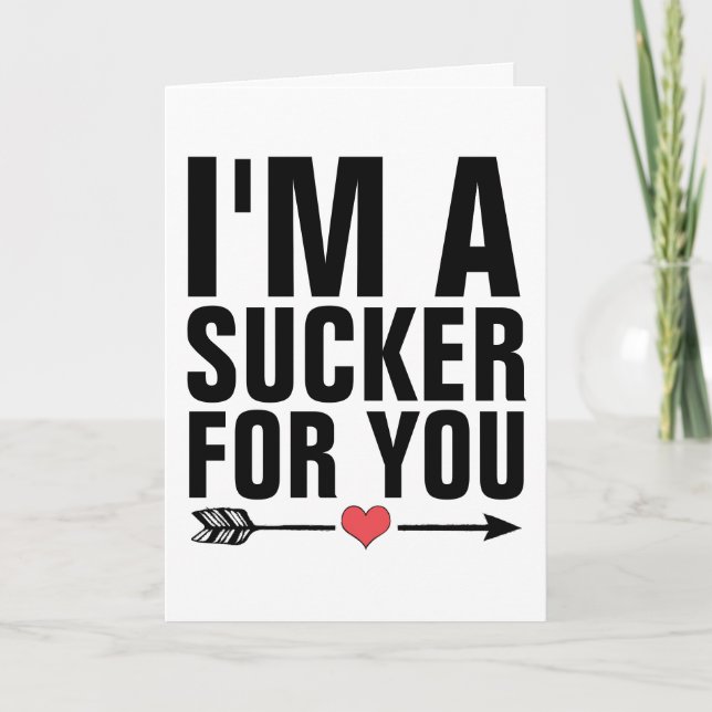 SOY UN SUCKER POR TI ENCANTANDO TARJETAS (Anverso)
