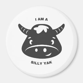 "Soy un tonto yak" Gracioso imán de cocina