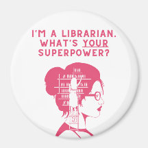 Soy una bibliotecaria - Imán