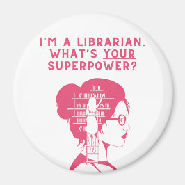 Soy una bibliotecaria - Imán