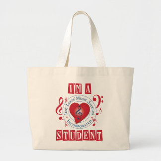 Soy una bolsa de asas del jumbo del estudiante de