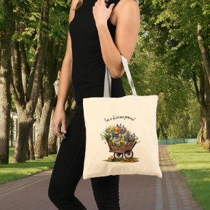 Soy una bolsa de jardinería genial y floreciendo