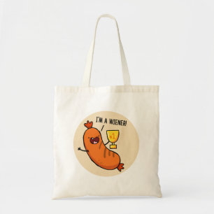Soy una bolsa de perro caliente de Wiener Pun Tote