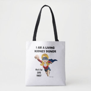 SOY UNA BOLSA DE TOTE DONANTE DE RIÑÓN VIVO