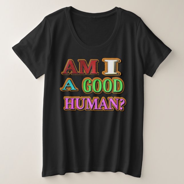 ¿Soy Una Buena Persona? Diseño Cuto. Comprar ahora (Anverso del diseño)