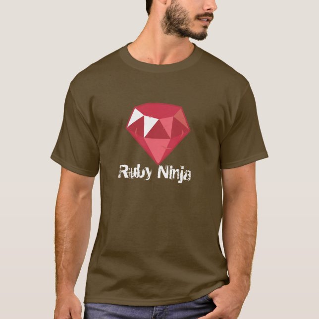 Soy una camisa de rubíes del rojo de Ninja (Anverso)