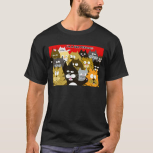 Soy una camisa para hombre de la persona del gato