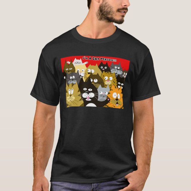 Soy una camisa para hombre de la persona del gato (Anverso)