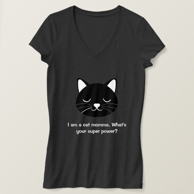 SOY una camiseta CAT MOMMA (Anverso del diseño)