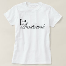 Soy una camiseta de afirmación despertada oración