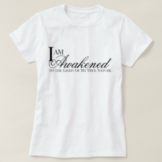 Soy una camiseta de afirmación despertada oración