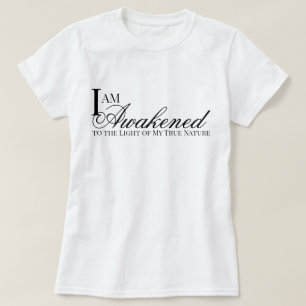 Soy una camiseta de afirmación despertada oración