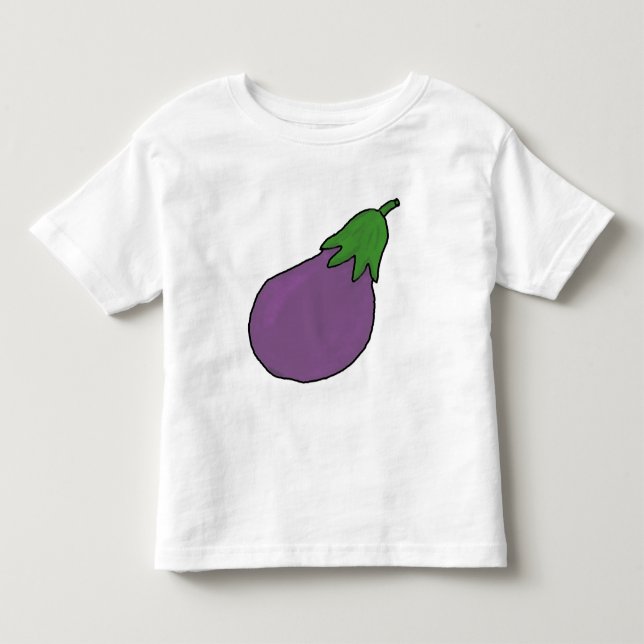 Soy una camiseta de bebé berenjena (Anverso)