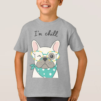 Soy una camiseta de Bulldog Francés lindo y relaja