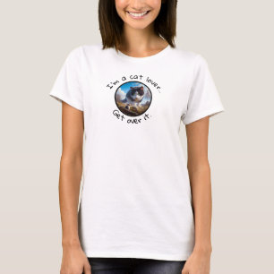 Soy una camiseta de Cat Lover con texto Personaliz