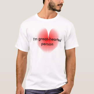 Soy una camiseta de gran corazón