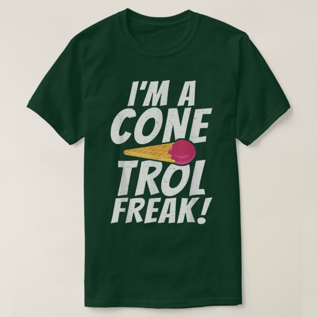 Soy una camiseta de helado divertida y controverti (Diseño del anverso)