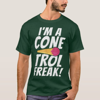 Soy una camiseta de helado divertida y controverti