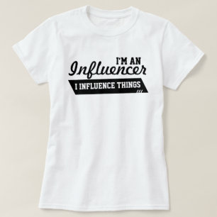 Soy una camiseta de Influencer (el negro en