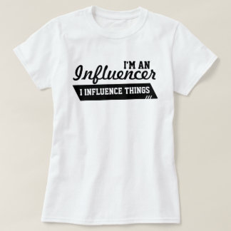 Soy una camiseta de Influencer (el negro en