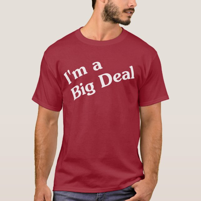 Soy una camiseta de la gran cosa (Anverso)