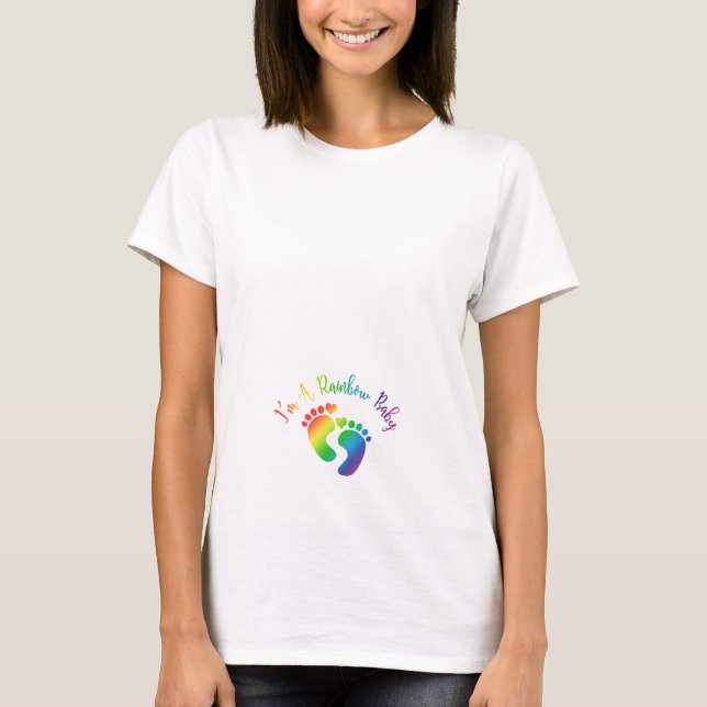 Soy una camiseta de la maternidad del bebé del (Anverso)