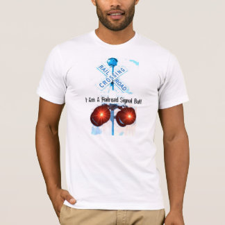 Soy una camiseta de la piel de ante de la señal