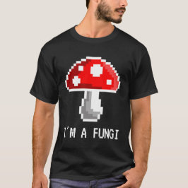 Soy una camiseta de la seta del pixel de los