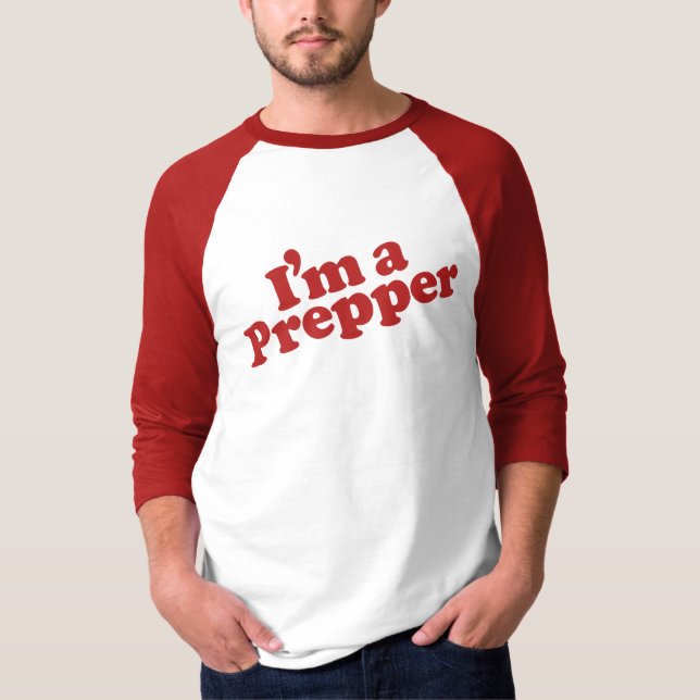 Soy una camiseta de los hombres de Prepper (la (Anverso)