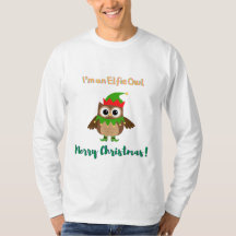 Soy una camiseta de los Navidades de Lechuza Elfie