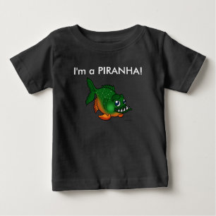 Soy una camiseta de los niños de la piraña