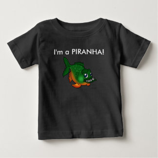 Soy una camiseta de los niños de la piraña
