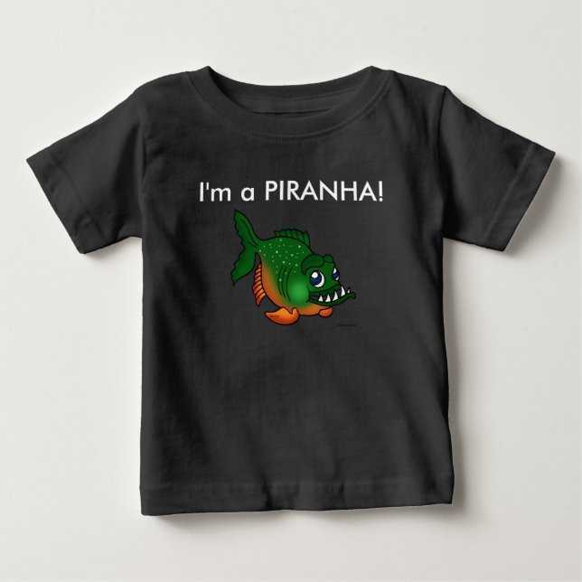 Soy una camiseta de los niños de la piraña (Anverso)