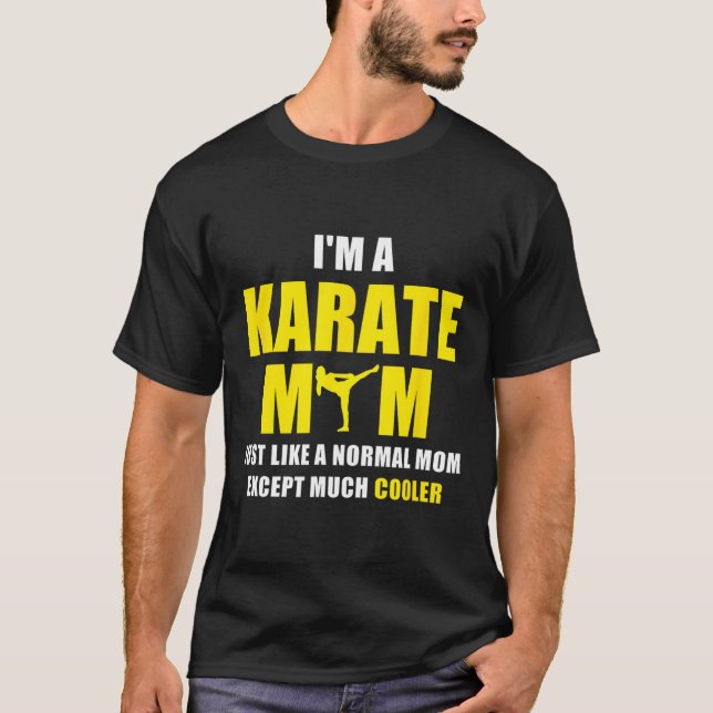 Soy una camiseta de mamá karate (Anverso)