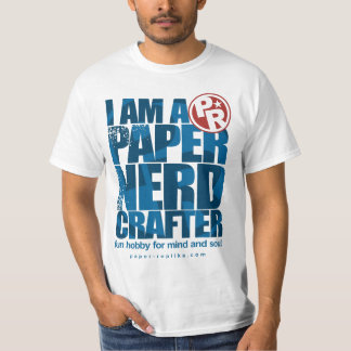 Soy una camiseta de papel del Crafter del empollón