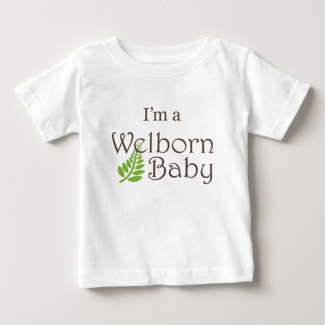 Soy una camiseta del bebé del bebé de Welborn (Anverso)