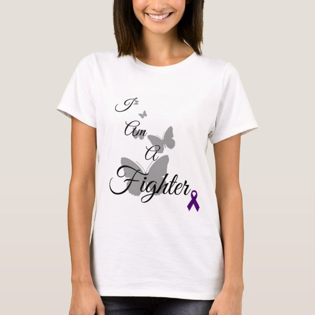 Soy una camiseta del Fibromyalgia del combatiente (Anverso)