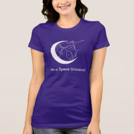 Soy una camiseta del unicornio del espacio (los